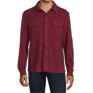 For The Republic Mens Button Down Long Sleeve Shirt Sz XL